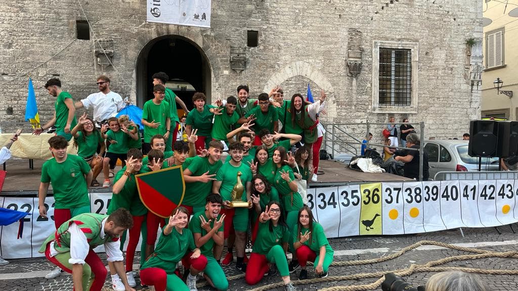 Fotografia del Palio dell'Oca di Cagli