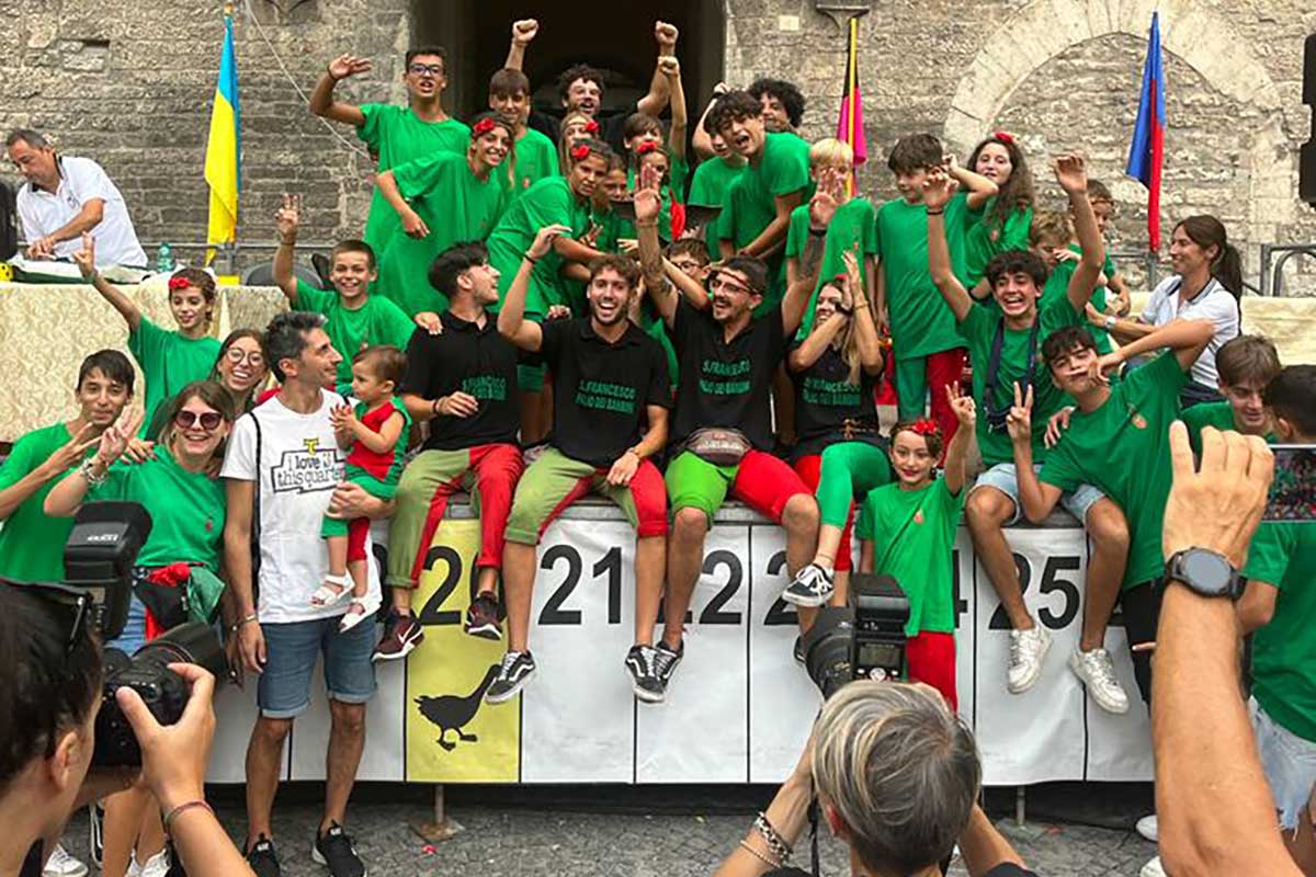 Fotografia del Palio dell'Oca di Cagli